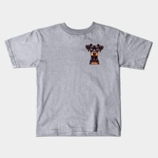 Small Version - Doberman Pinscher Loyalty and Love Kids T-Shirt